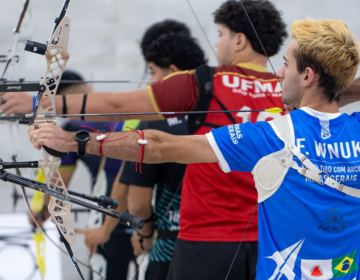 Fabio Klier é ouro no tiro com arco na estreia da modalidade no JUBs