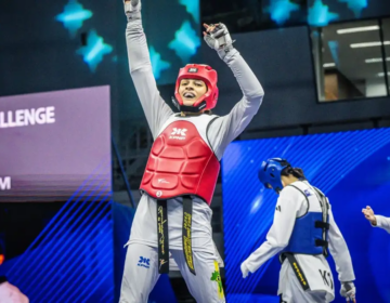 Maria Clara Pacheco é campeã mundial de taekwondo na China