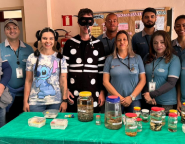 Com teatro e exposição, PJF reforça prevenção à dengue na E.M. José Calil Ahouagi