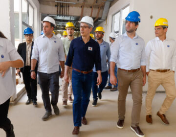 Governo de Minas vistoria obras do Hospital Regional de Governador Valadares, que avançam dentro do cronograma