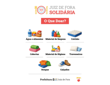 Pontos oficiais de doações para atingidos pelas chuvas são ampliados em Juiz de Fora