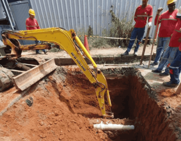 Cesama avança na melhoria do abastecimento a mais de 20 mil pessoas com obras da rede tronco Pedra Bonita