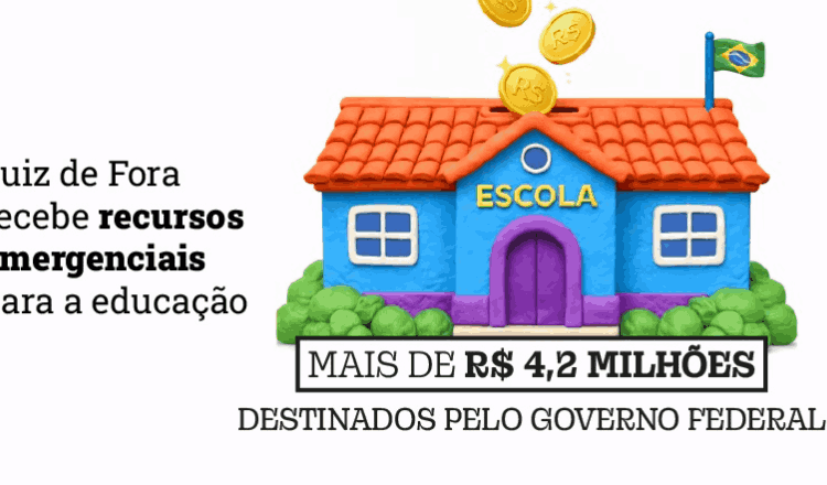 Juiz de Fora recebe mais de R$ 4,2 milhões para apoiar recuperação das escolas e creches