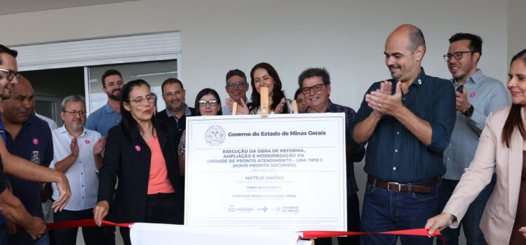 Governo de Minas vistoria obras da primeira Unidade de Pronto Atendimento de Coromandel