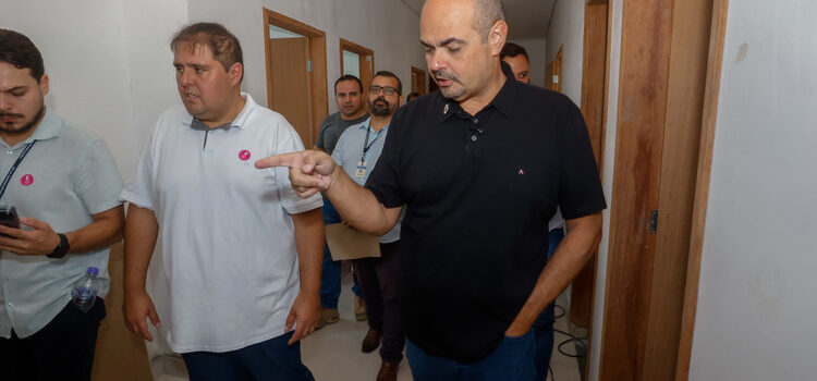 Governo de Minas vistoria obras finais de nova Unidade Básica de Saúde (UBS) em Ubá