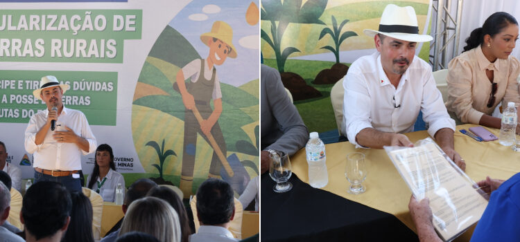 Governo de Minas entrega títulos de regularização de propriedade rural a 140 famílias em Serra Azul de Minas