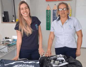Fiscalização realiza doação de 1.151 pares de óculos para Associação dos Cegos de Juiz de Fora