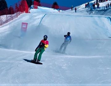 Noah Bethônico, no snowboard cross, fica próximo do top 10 em Lausanne 2020