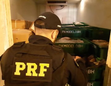 PRF apreende carregamento de pescado sem documentação fiscal