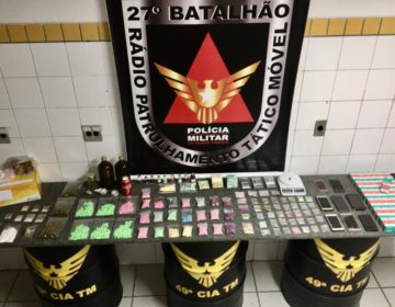 PM encontra grande quantidade de drogas no Bairro Benfica