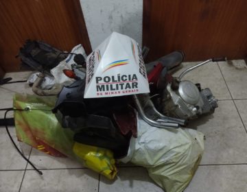 Polícia Militar encontra local de desmanche de motocicletas furtadas