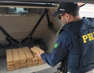 PRF recolhe 30 tabletes de maconha