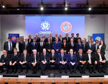 Presidente da CBF participa de reunião conjunta de CONMEBOL e UEFA na Suíça